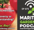 Maritime Gardening Podcast Episode 75
