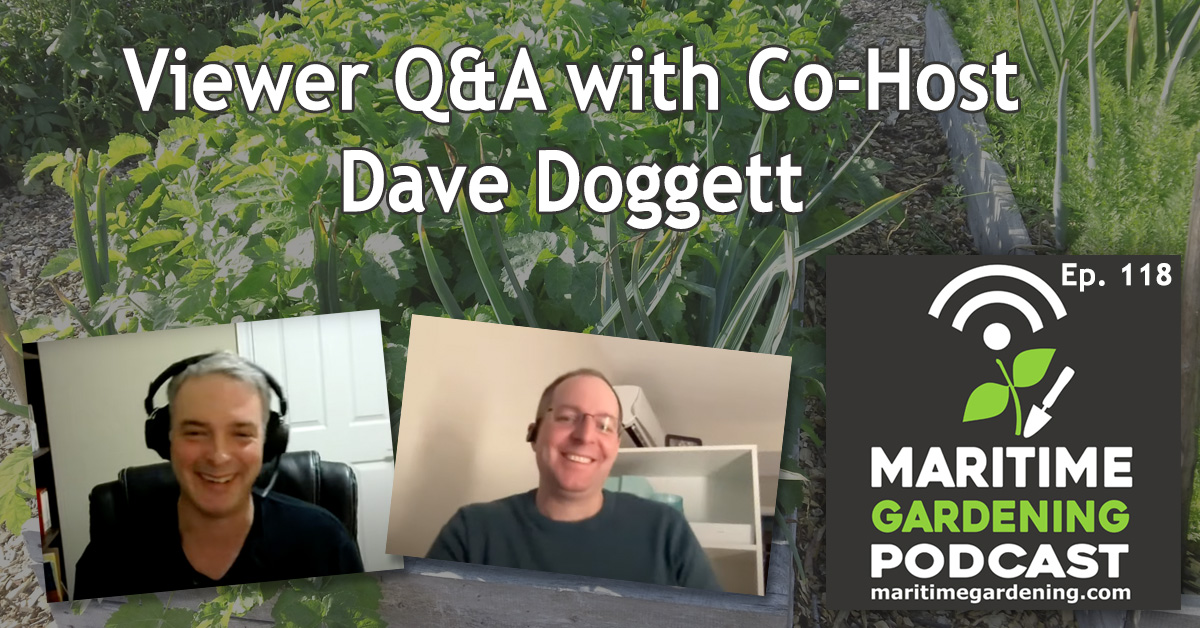 Episode 118 - Viewer Q&A with Co-Host Dave Doggett
